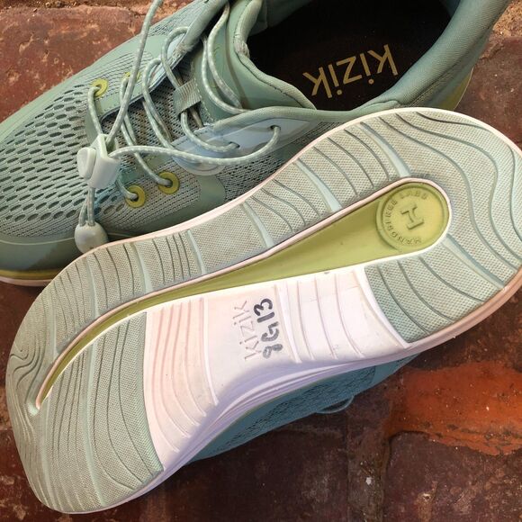 Kizik London Surf Spray Granite Green Womens Athletic Sneaker Sz 9 Slip On - Picture 3 of 16